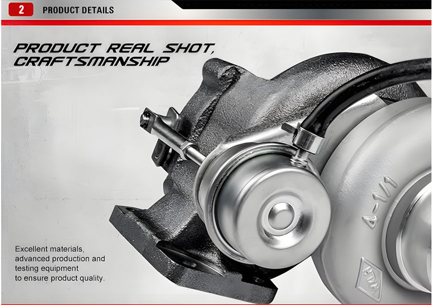 Engine component WD10G220E23 Turbocharger